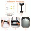 2400w Led Solar Flood Light With Remote Control 3 Lighting Modes Motion Sensor Outdoor Security Street Lamp