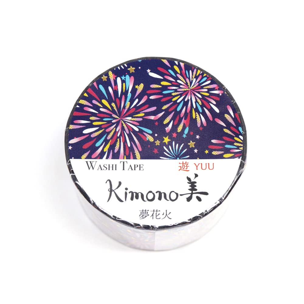 Kamiiso Sangyo Kimono Beauty Dream Fireworks 25mm x 5m GR-2040
