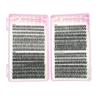 European Eyelash Book Set - 40D/60D/80D Segment Clusters, DIY Dense Curl, 32 Rows, Large Capacity