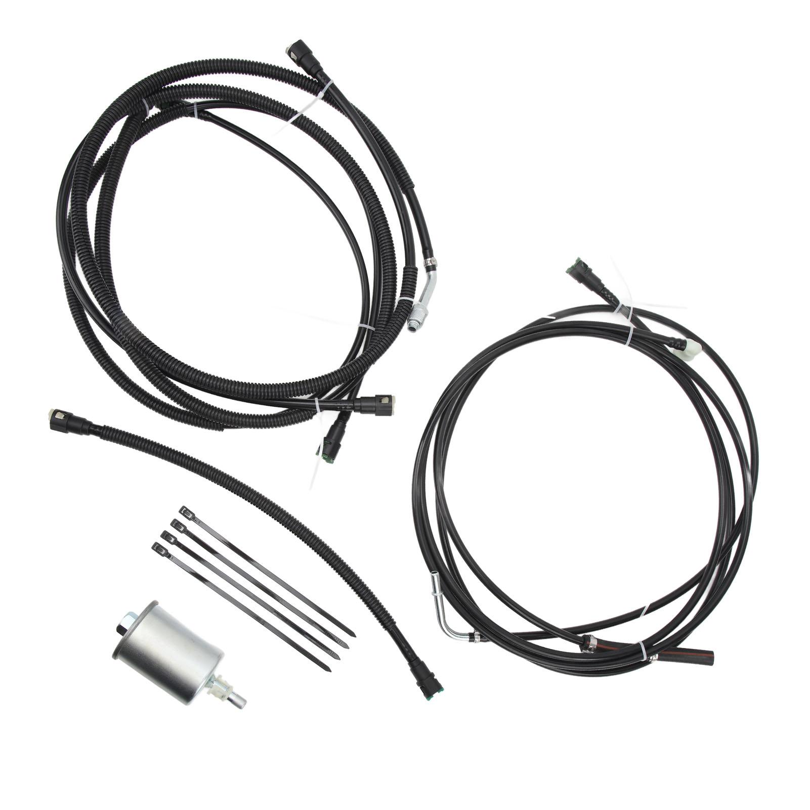 

Fuel Line Kit FL FG0810 Nylon Flex Fuel Lines with Fuel Filter Replacement for YUKON TAHOE SUBURBAN 5.3L 2002 to 2004