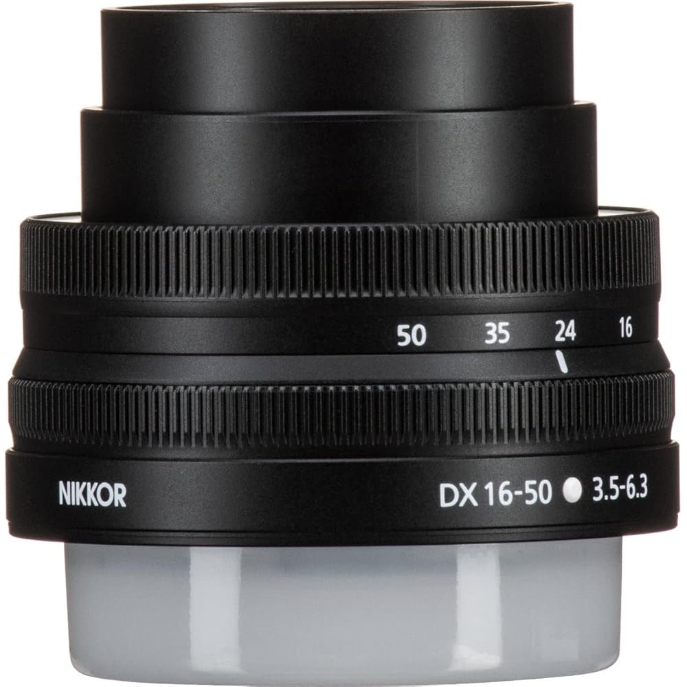 Nikon Standard Zoom NIKKOR Z DX 16-50mm f/3.5-6.3 VR Z Mount DX Lens NZDXVR16-50 Black