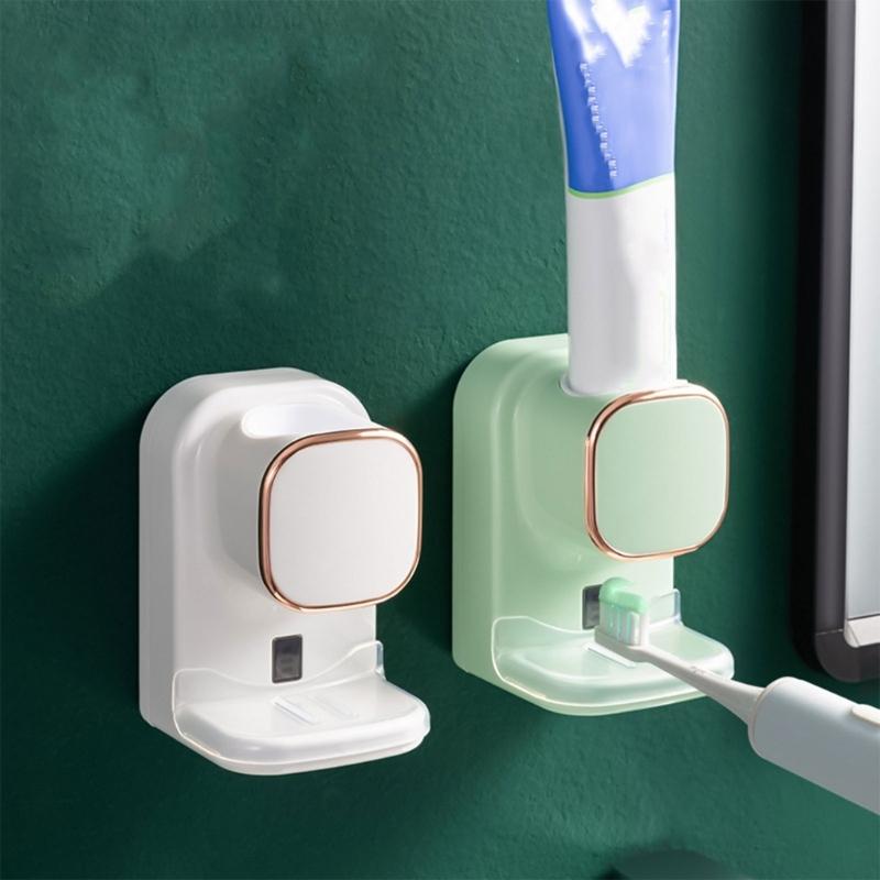 Convenient Toothpaste Squeezer Automatic Dispenser for Bathroom 3 Adjustable Modes Easy To Install