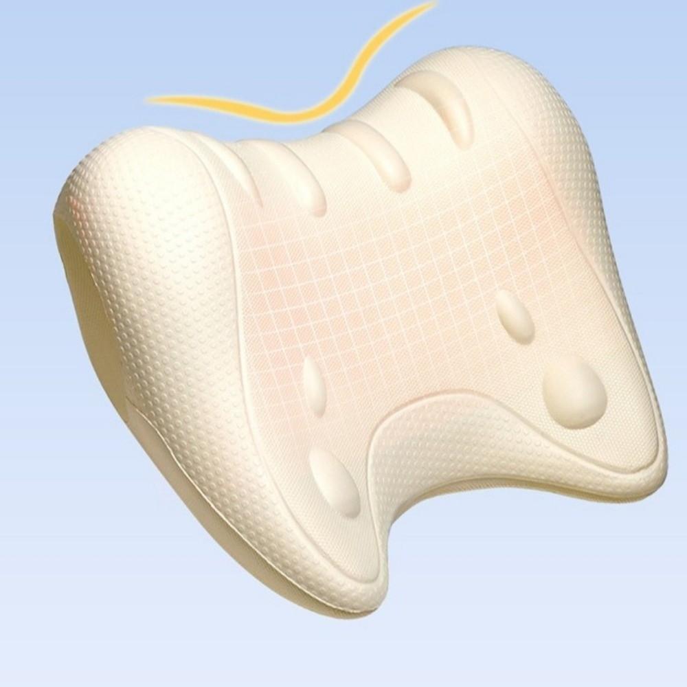 U-Shaped Contour Cervical Massage Pillow Acupressure Design Chiropractic Pillow Relaxation Use