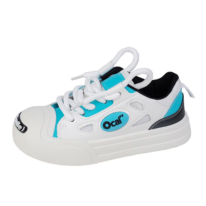 

Little White Shoes Children s Autumn New Ins Trendy Breathable Casual Student Sports Board Shoes 40 озеро синий