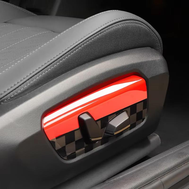 Car Seat Adjustment Button Panel Frame Trim Decoration Sticker Interior Accessories For Mini U25 Countryman Cooper S F65 F66 F67