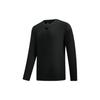 Armani Exchange FW22 Einfarbig Rundhals Pullover Langarm Sweatshirt Herren sweatshirt Schwarz 6LZMKC-ZJBVZ-1200