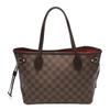 Damier Never Full PM Handbag Damier Canvas Brown Women N51109 Used
