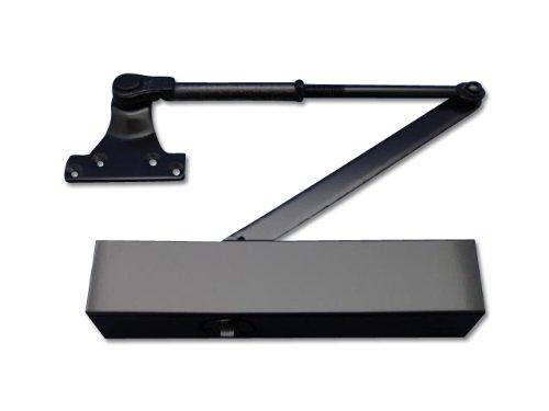 Nippon Door Check Manufacturing New Star Parallel Type Door Closer with Stop, Black PS-7002 (1 piece)
