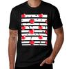 Red Cherries Pattern Tshirt Urban Style Casual Short Sleeve Top