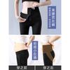 Breasted and Legged Shark Pants Women's Wholesale Outer Wear Spring and Autumn Black Barbie High Waist Abdominal Pressure Nine-point Yoga Pants