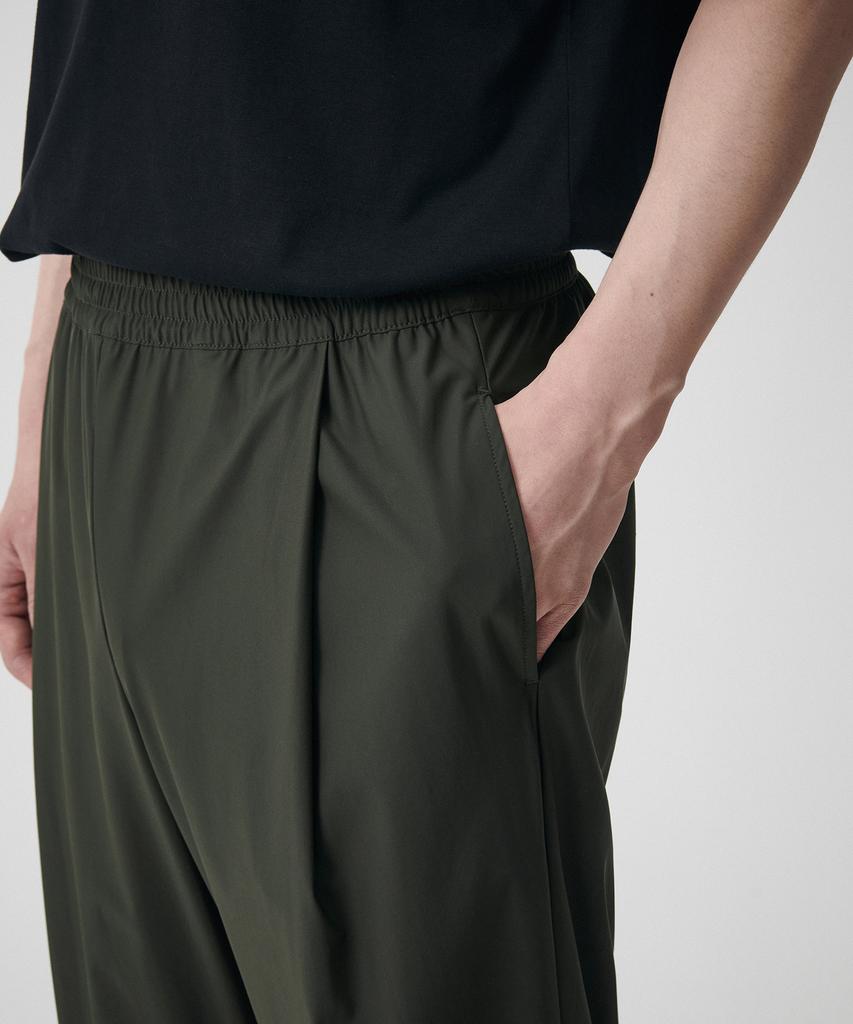 MUSINSA STANDARD Cooling Deep Tuck Wide Elastic Waist Pants [Khaki]