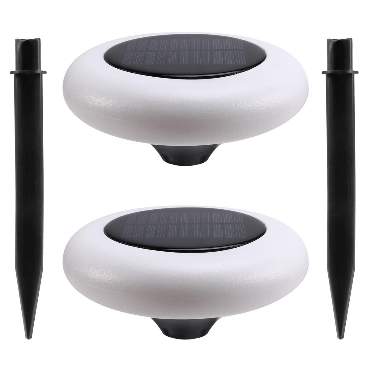 BAAU Solar Outdoor Lights Lights Round Lights Outdoor Landscape Spotlights Garden Decorative Lawn Lights NONE