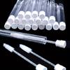 20pcs Empty Eyelash Brushes Tubes Container Reusable Crystal Lash Mascara Wand Flask Case