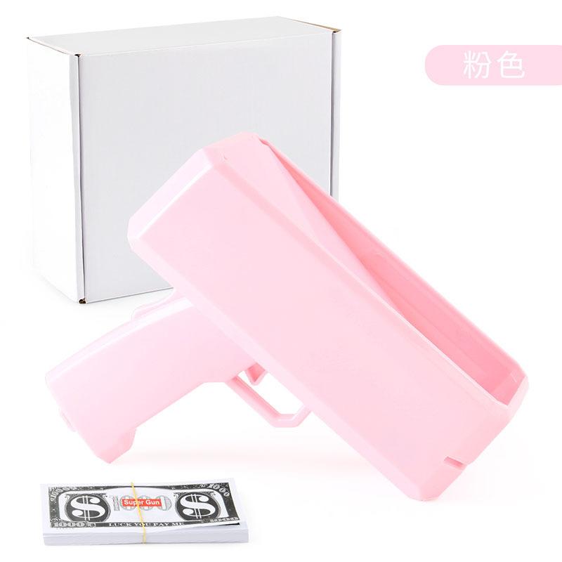 New Fantastic Electric Spray Money Gun Money Gun Dollar Spray Money Gun Shoot Money Spit Money Gun Toy