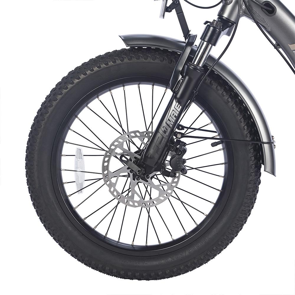 Electric Cargo Bicycle Fafrees 20" F20 Mate 250W Motor Foldable E-Bike Top Speed 25km/h LCD Display 48V 20Ah Dual Hydraulic Brake Max Load 180Kg