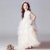 Langes Prinzessinnen-Wettkleid für Mädchen, formelles Abendkleid für Kinder, Kleidung für Klavieraufführungen