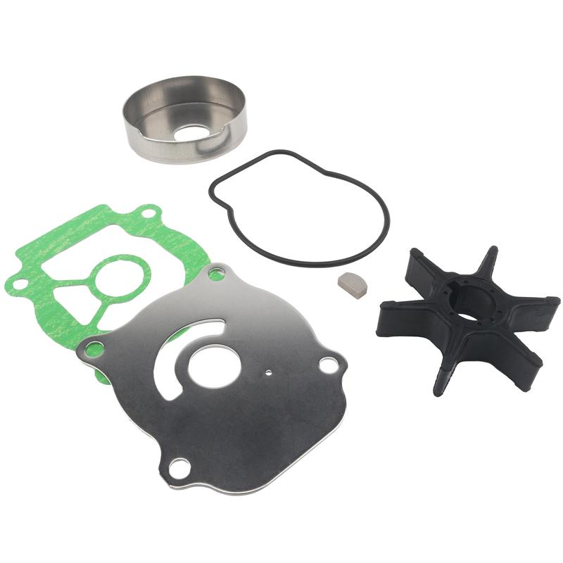 Water Pump Impeller Rebuild Kit Fits for Suzuki Outboard DF 40 50 60 HP 4-Stroke Boat Engine Models 17400-88L00 17400-88L01
