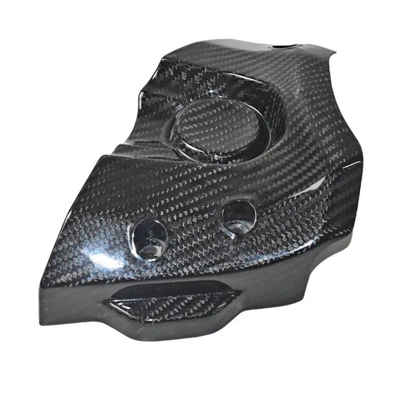 Carbon Fiber Engine Hood For MT 07 MT07 FZ 07 FZ07 2013- Sprocket Cover Motorcycle Accessories 100%
