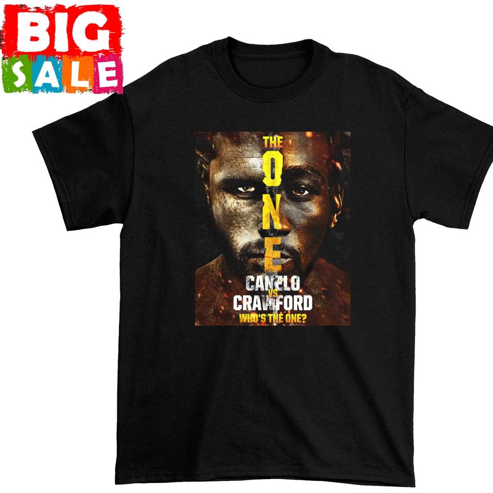 CANELO Alvarez vs Terence Crawford T Shirt Black  Unisex T-Shirt XXXL