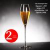 Elegant Crystal Champagne Flute Set