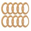 10 Pezzi Anelli Pistone in Gomma Accessori Pompa Isolati per Compressore d'Aria Silenzioso Senza Olio da 550w