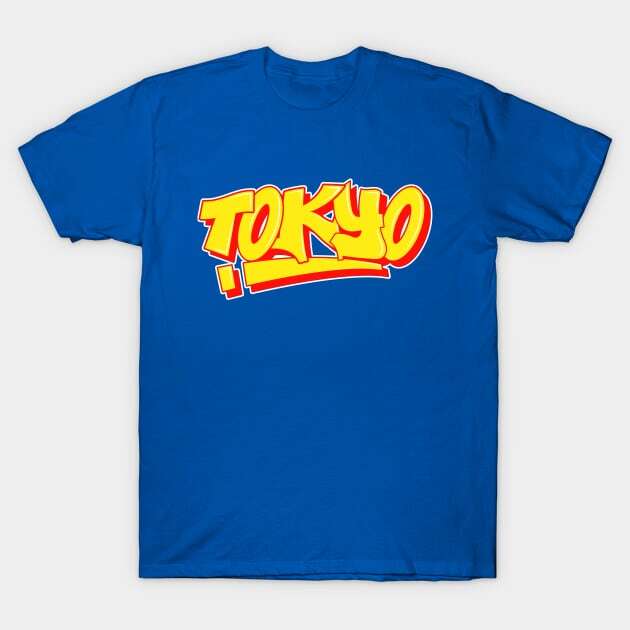 Tokyo Graffiti Art T-Shirt S-5XL Fast Shipping XXL