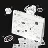 Hangul Stickers Daily Theme Cute Planner Decor Sheet Photocard Deco, Toploader Deco