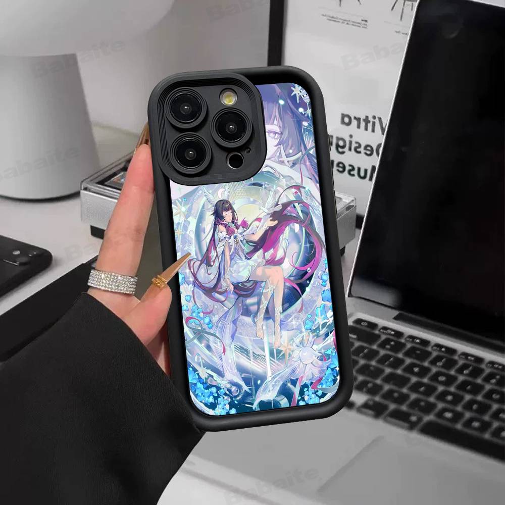 Genshin Impact Columbina TPU Phone Cover For iphone 17 16 15 14 13 12 11 Pro Max Plus Case Cover