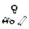 1/2Pcs Sink Wrench Long Pole Labor-Saving Design 6 in 1 Double-Head Faucet Wrench High-Strength Carbon Steel Multifunctional Plumbing Tool