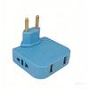 European Standard Rotating Plug Adapter – 180° Rotatable Multi-Outlet Extension Socket Cordless, Lightweight & Portable