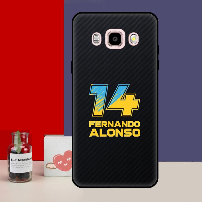F1 Racing Fernando Alonso 14 Case For Samsung Galaxy J3 J5 J7 2017 J1 A3 A5 2016 J4 J6 Plus A6 A8 A7 A9 J8 2018 Cover