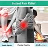 Ankle/Sports Foot Ice Pack - Hot Cold Gel Pack with Adjustable Stand for Myofascial Feet - Microwaveable Freezable Reusab Mass Air Flow 3