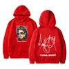 Felpa con Cappuccio Grafica Classica Vintage Michajackson Re del Pop Uomo Donna Moda Retro Rock Streetwear Uomo Hip Hop Felpe Oversize