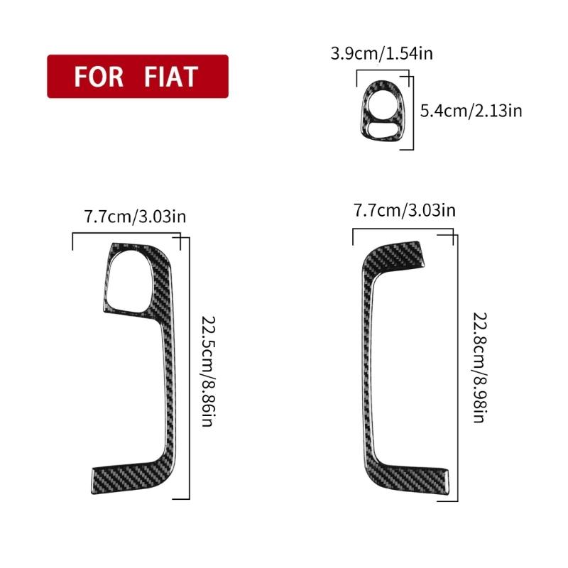 Car Door Panel Armrest Sticker Decal Carbon Fiber Interior Trim Cover for Door Panel