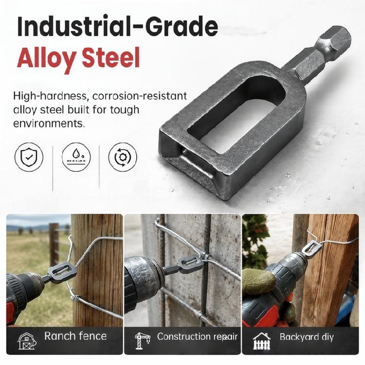 Duty Drill Wire Twisters Tool For 9 & 11 Fast Fence Wire Tying Twisting Sleeve For Electric Drill Drill Wire Twisters Tool