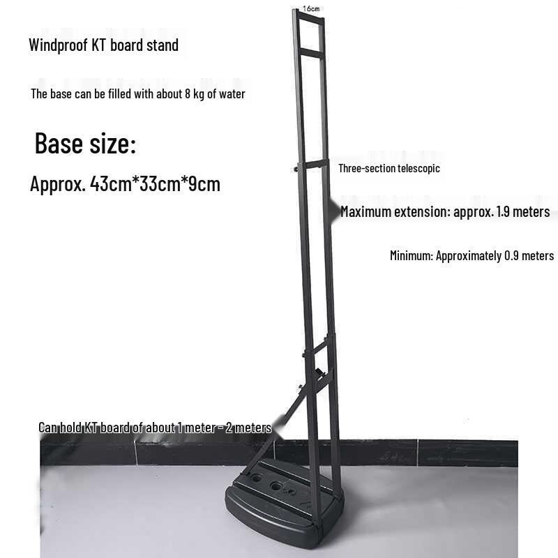 Outdoor Water-Fillable Telescopic Billboard Stand - Wedding Background Support Frame