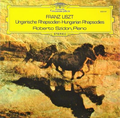 LP Record FRANZ LISZT, ROBERTO SZIDON - Ungarische Rhapsodien = Hungarian R 2530441 Deutsche Grammo 1974 Germany Classical Used