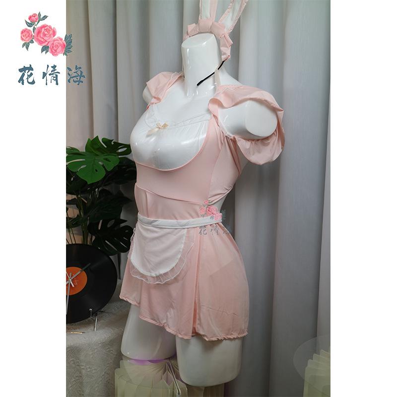 Sexy Lingerie Sexy Nurse Sweet Bow Backless Cosplay
