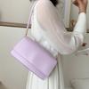 New Fashion Women Shoulder Bags - Simple Solid Color Armpit Handbag Purse Clutch Messenger Bag