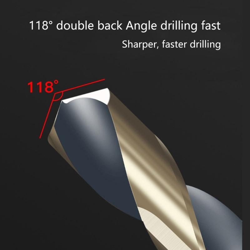 HSS Metal Drill Professional Twist Shank Ground Twist Drill Bit for Metal Stainless and Iron Plastic Woodworking