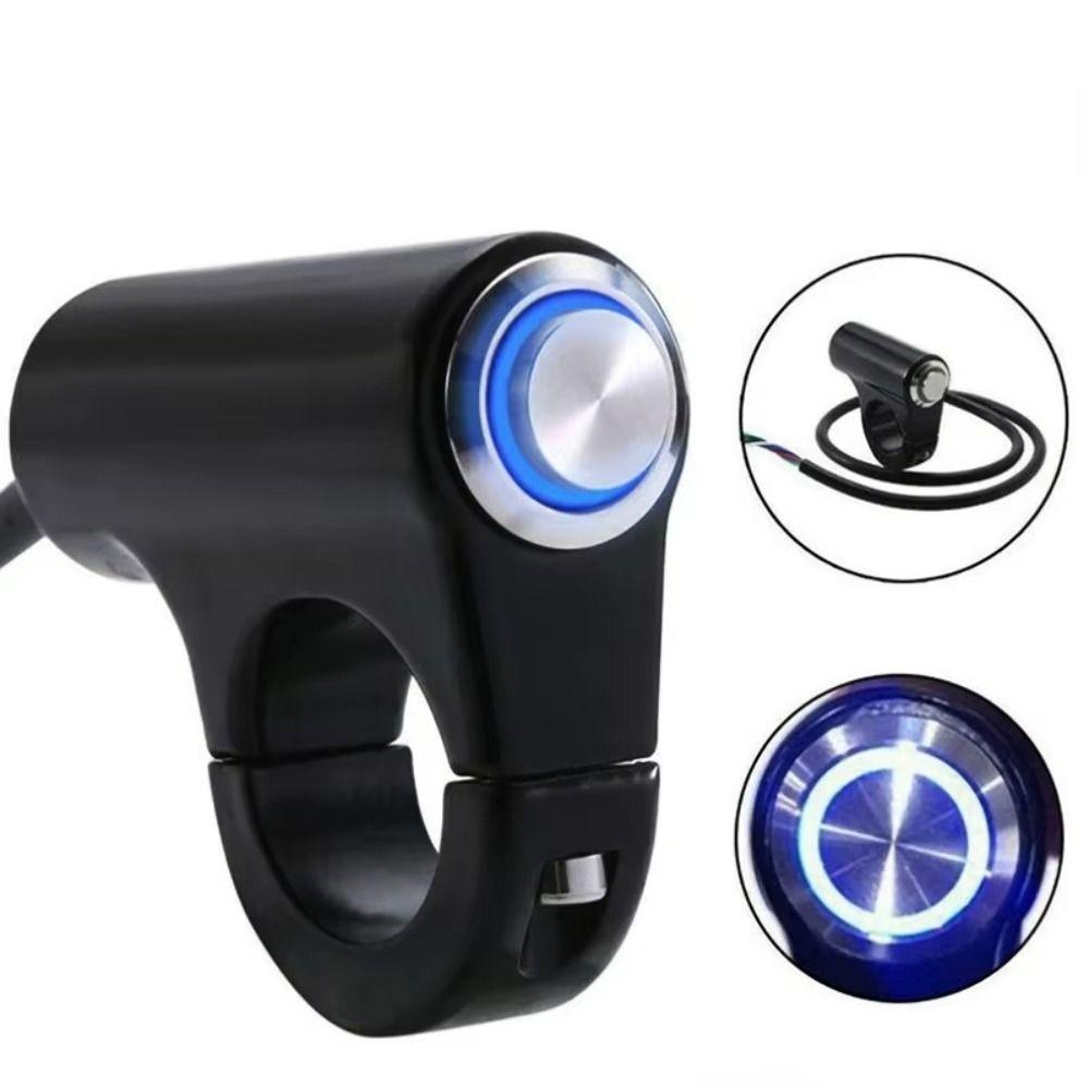 DC 12V Motorcycle Handlebar Switch ON/OFF Light Push Button  Universal Applicationsories