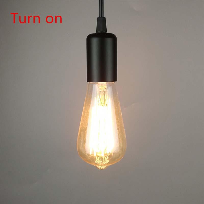 Simple Modern Three-Head Retro Pendant Lamp for Living Room, Bedroom, Kitchen, or Bedside