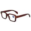 New Square Reading Glasses Fashion Women Man Eyeglasses Versatile Simple Presbyopia Hyperopia Eyewear+1.0~+4.0