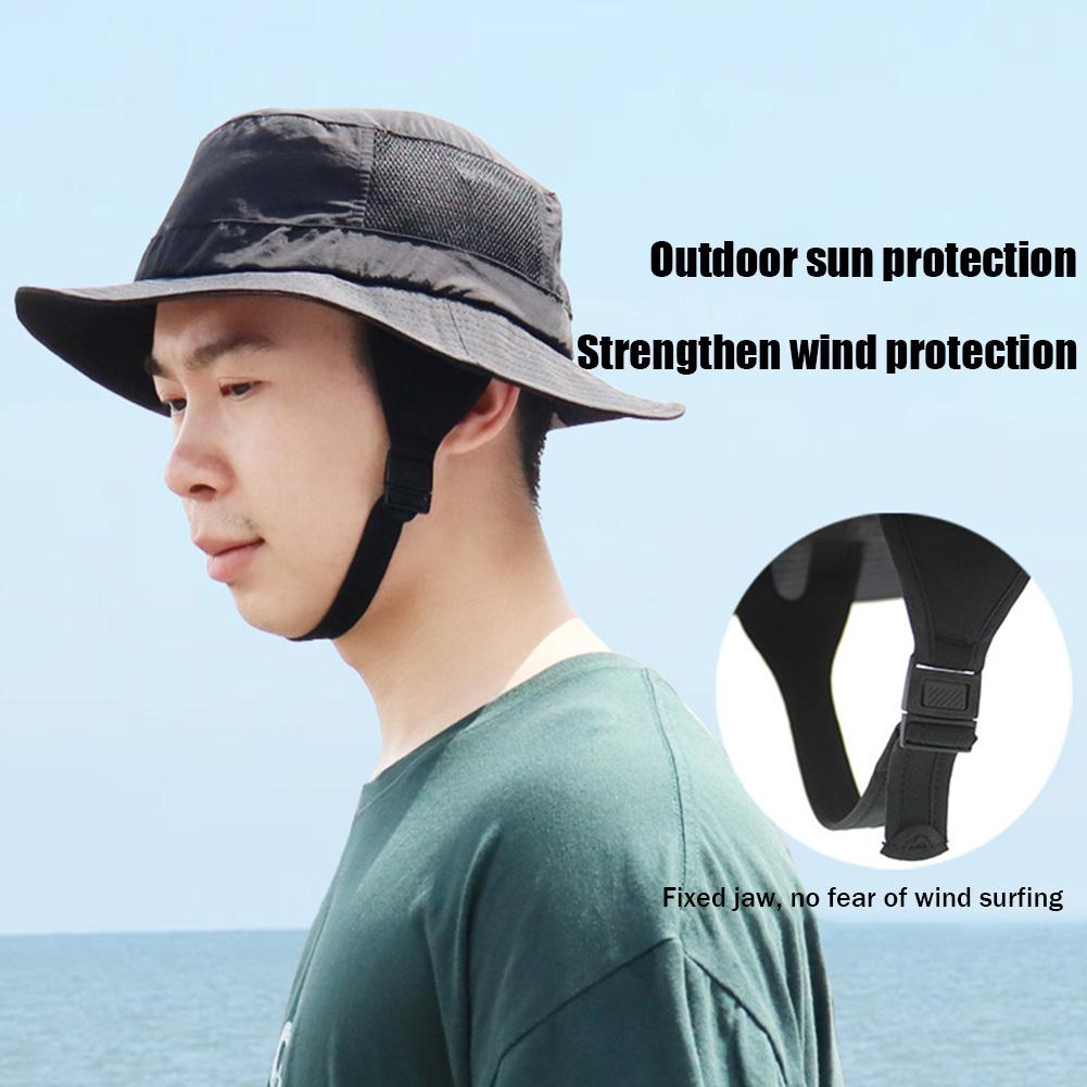 Wide Brim Sun Hat Foldable Hiking Fishing Hat Men And Women UPF50+ Surfing Sunscreen Fisherman Hat
