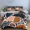 Abstract Pattern Three-Piece Set for Home  Kid's and Adults' Bedroom Decor, Exquisite Three-piece Bedding Set Gift