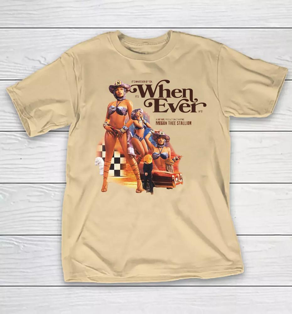 Rare Megan Thee Stallion Whenever Yellow Haze All Size Shirt  BB96 Unisex T-Shirt L