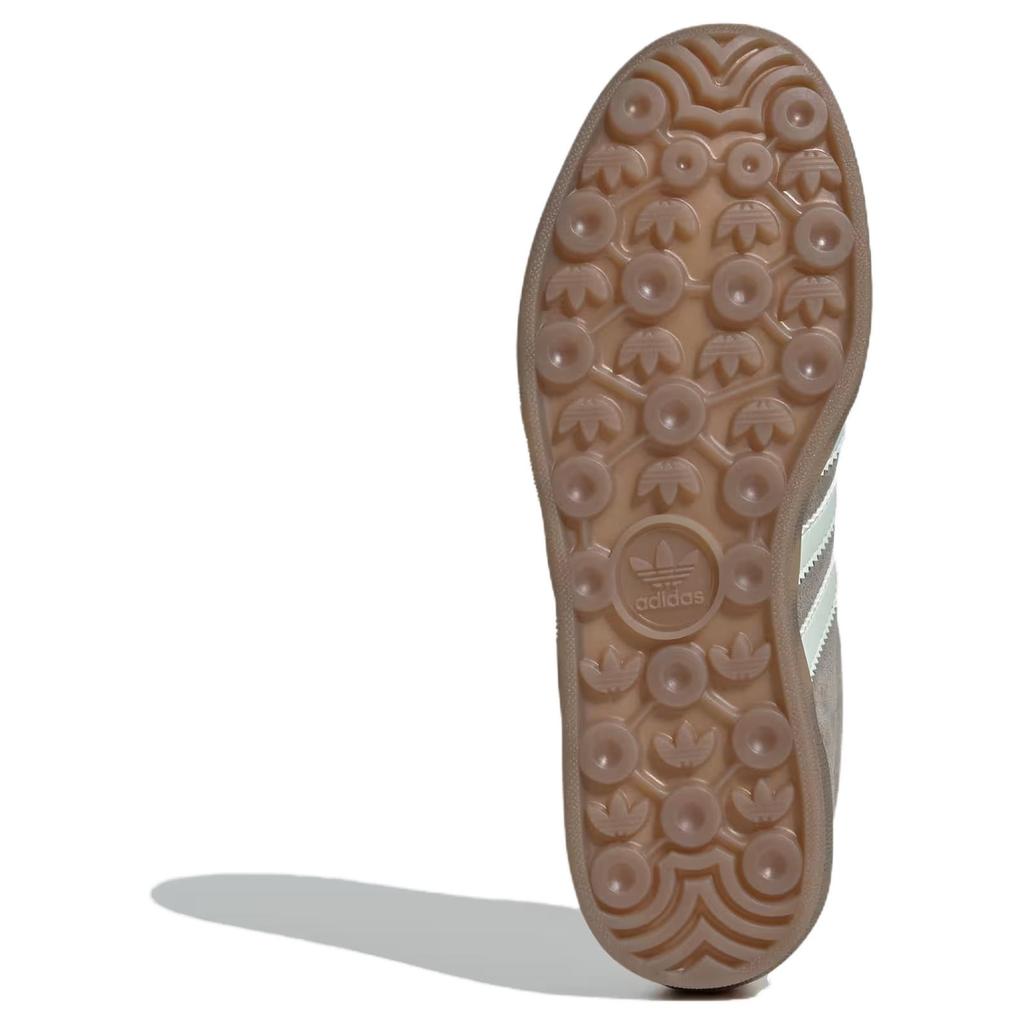 adidas  Gazelle Indoor Silver Pebble Linen Green Women Sneakers Grey Gum JR2430