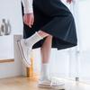 Womens Socks Ruffle Turn-Cuff Mid Cut Ankle Crew Socks All Season Soft Knit Cotton Socks Solid Color Lettuce Dress Sock