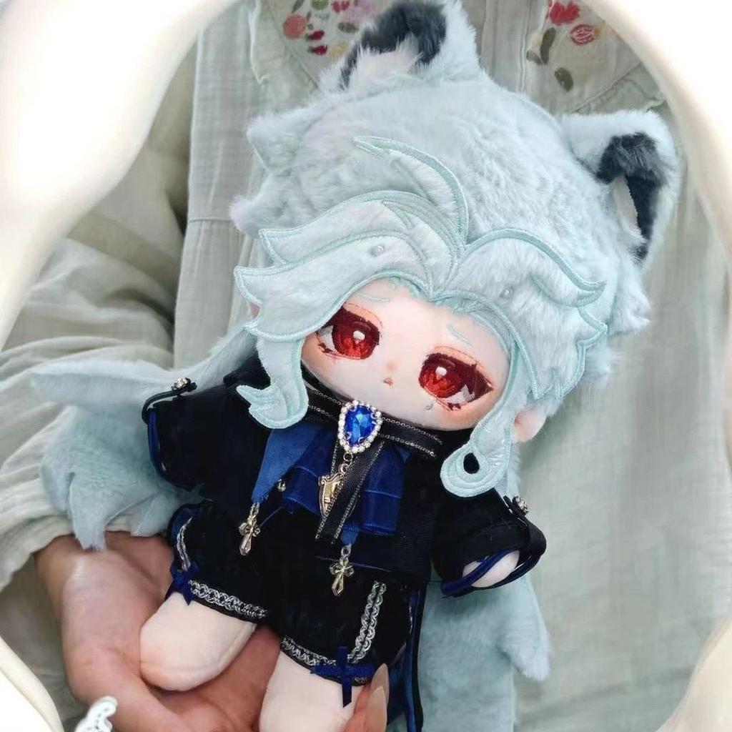 20Cm Genshin Impact Ii Dottore Plush Doll The Doctor Anime Cosplay Dress-Up Cotton Doll Stuffed Toy Collection Birthday Gifts