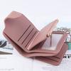 Wallet Zipper Multi Slots Solid Color Blocking Luxury Card Holder Organizer for Women